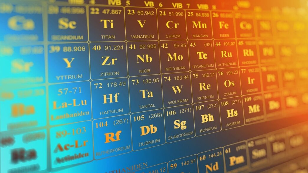 periodic table, chemistry, science