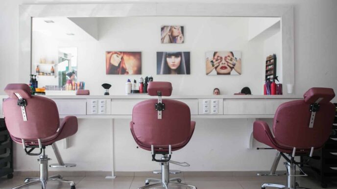 photo of saloon interior view